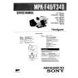 SONY MPKF340 Manual de Servicio
