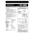 HITACHI HT-202 Manual de Usuario