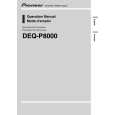 PIONEER DEQ-P8000/UC Manual de Usuario