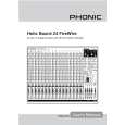 PHONIC HELIX BOARD 24 FIRE WIRE Manual de Usuario PHONIC HELIX BOARD 24 FIRE WIRE Manual de Usuario
