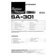 PIONEER SA-301 Manual de Servicio