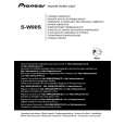 PIONEER S-W90S/MYSXCN5 Manual de Usuario