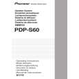 PIONEER PDP-S60/XTW/E5 Manual de Usuario