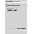 PIONEER DEH-P2650/X1R/EC Manual de Usuario