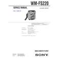 SONY WMFS220 Manual de Servicio