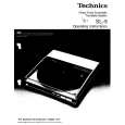 TECHNICS SL-5 Manual de Usuario