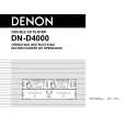 DENON DN-D4000 Manual de Usuario