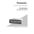 PANASONIC CQDP400EU Manual de Usuario