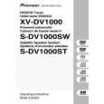 PIONEER S-DV1000SW/MYXJI Manual de Usuario