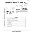 SHARP DV600S Manual de Servicio