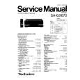 TECHNICS SA-GX670 Manual de Servicio