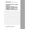 PIONEER VSX-416-S/SFLXJ Manual de Usuario