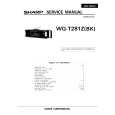 SHARP WQT281Z Manual de Servicio