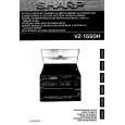 SHARP VZ-1550H Manual de Usuario