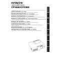 HITACHI CPX885 Manual de Usuario