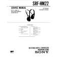 SONY SRF-HM22 Manual de Servicio