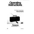 PANASONIC RXDT670 Manual de Usuario