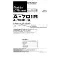 PIONEER A701R/R-G Manual de Servicio PIONEER A701R/R-G Manual de Servicio