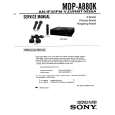 SONY MDP-A880K Manual de Servicio