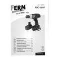FERM FDC-1800 Manual de Usuario
