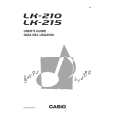 CASIO LK-210 Manual de Usuario