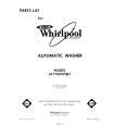 WHIRLPOOL LA7700XPW3 Catálogo de piezas