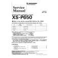 PIONEER XSP650 Manual de Servicio