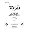 WHIRLPOOL RF375PXWW2 Catálogo de piezas