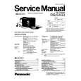 PANASONIC RS-SX33 Manual de Servicio