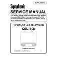 SYMPHONIC CSL1505 Manual de Servicio