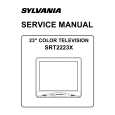 SYLVANIA SRT2223X Manual de Servicio