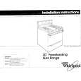 WHIRLPOOL SF3020SWW0 Manual de Instalación