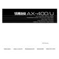 YAMAHA AX-400 Manual de Usuario