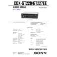 SONY CDX-GT227EE Manual de Servicio