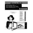 SHARP R-5000E Manual de Usuario