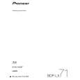 PIONEER BDP-LX71/WVXJ52 Manual de Usuario