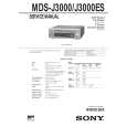 SONY MDS-J3000ES Manual de Servicio