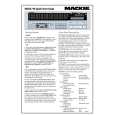 MACKIE SDR2496 Guía de consulta rápida