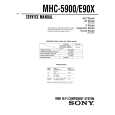 SONY MHC-E90X Manual de Servicio