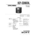 SONY ICF-CD833L Manual de Servicio