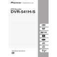 PIONEER DVR-541H-S/RDRXV Manual de Usuario