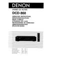 DENON DCD-860 Manual de Usuario