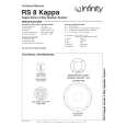 INFINITY RS8KAPPA Manual de Servicio