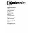 BAUKNECHT KGIC 3543/0 Manual de Usuario