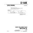 SONY D-144K Manual de Servicio
