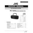 JVC RCX230 Manual de Servicio