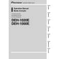 PIONEER DEH-1020E/XS/EW5 Manual de Usuario