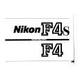 NIKON F4S Manual de Usuario