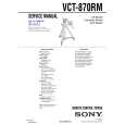 SONY VCT-870RM Manual de Servicio
