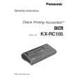 PANASONIC KXRC105 Manual de Usuario